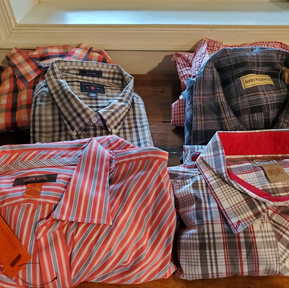 Sold......Mens 3 n 4x shirts big man